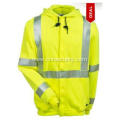 Men's Yellow Hi Vis FR Fleece Sweatshirt